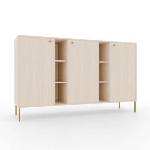 3D chest of drawers, 6 drawers, Tili, beige, ADRK