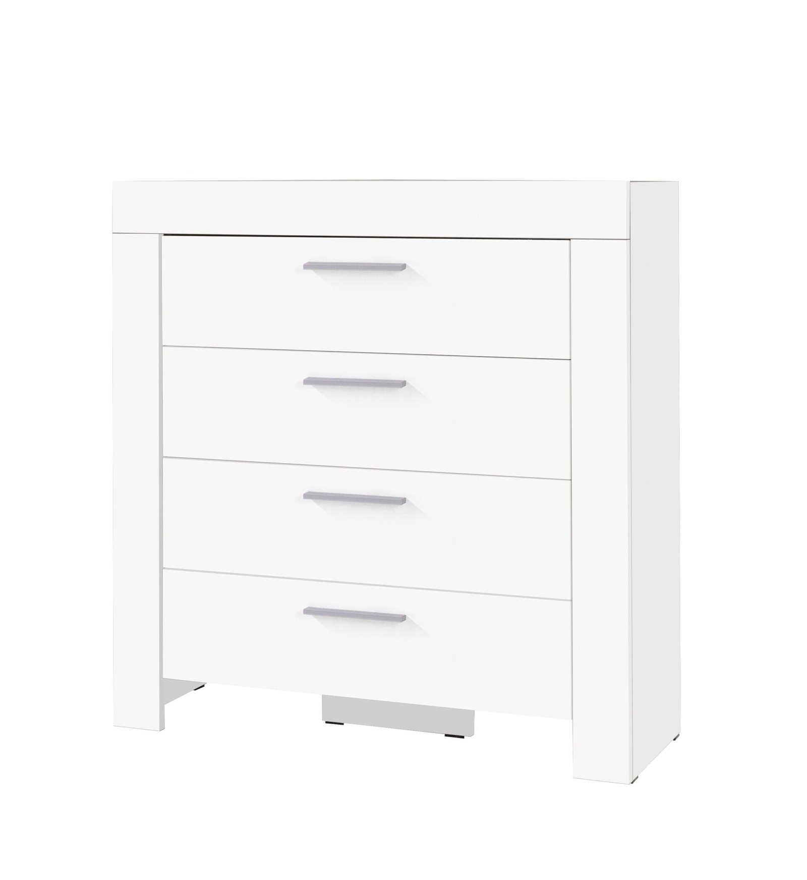 Chest of drawers, 4 pcs., CESIRO, white, ADRK