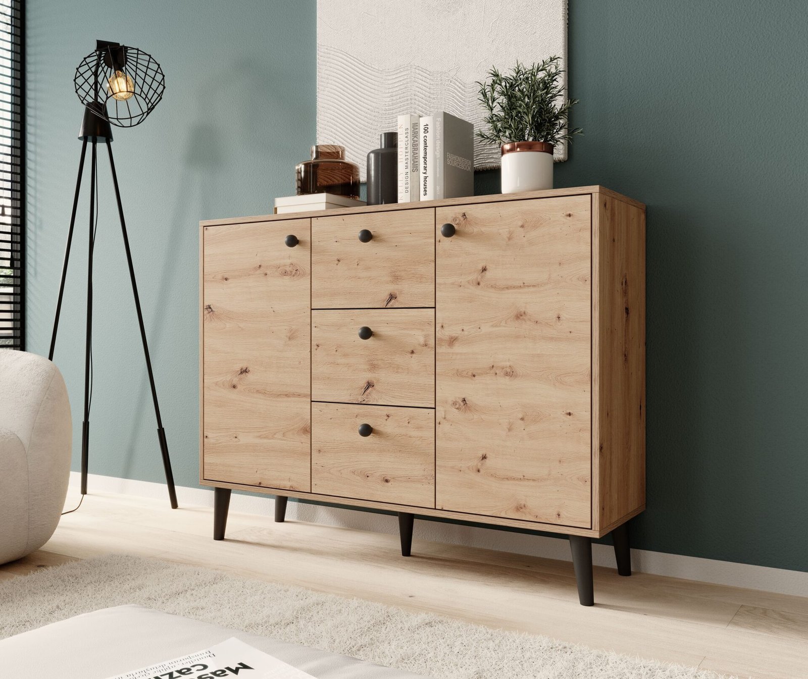 BESA Artisan chest of drawers/black ADRK - Image 2