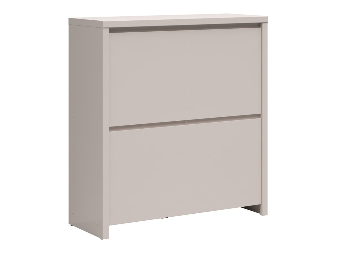 KASPIAN chest of drawers with four doors, 105 cm, cashmere color