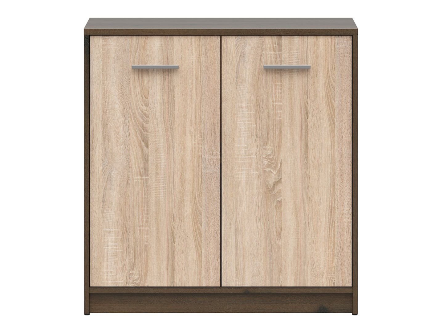 NEPO PLUS two-door chest of drawers, 80 cm, noble oak/somona oak - Image 4