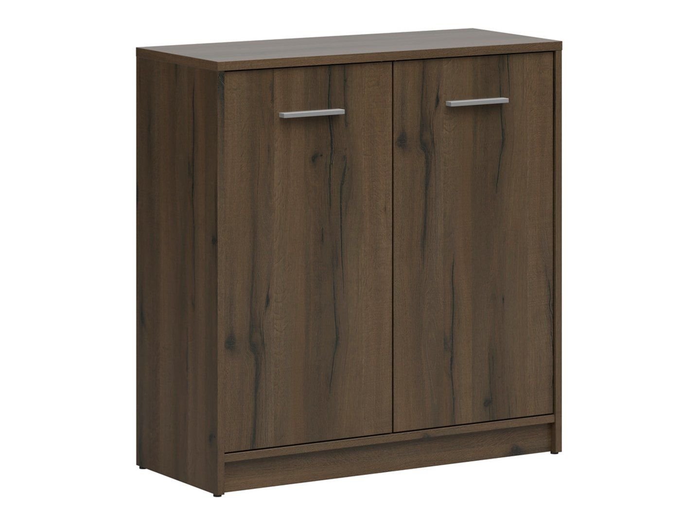 NEPO PLUS two-door chest of drawers, 80 cm, noble oak