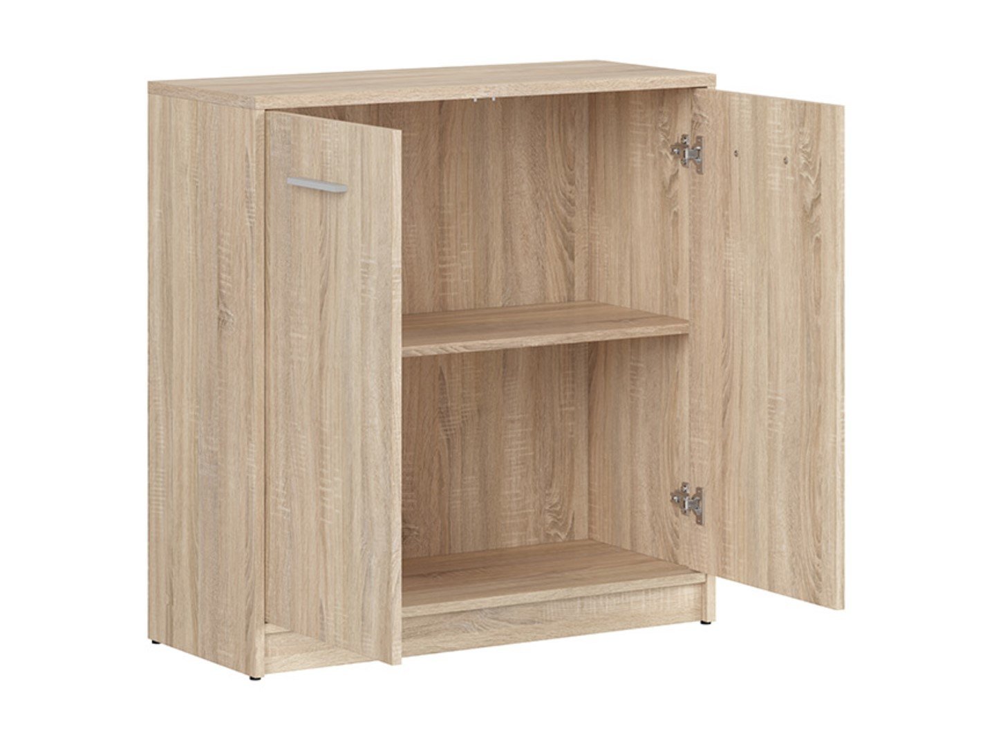 NEPO PLUS two-door chest of drawers 80 cm, Sonoma oak - Image 3