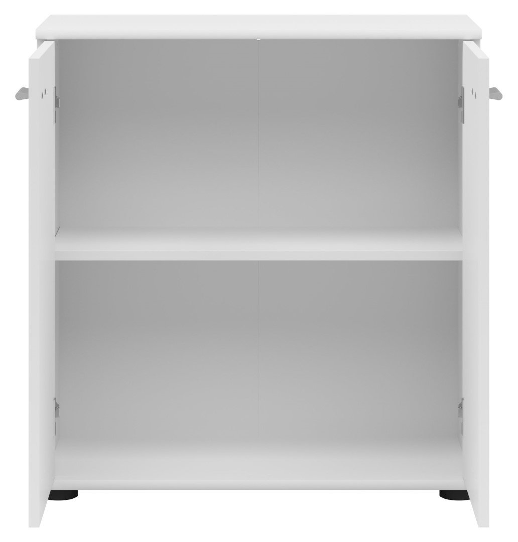 NOEDA two-door chest of drawers, 71 cm, white - Image 3