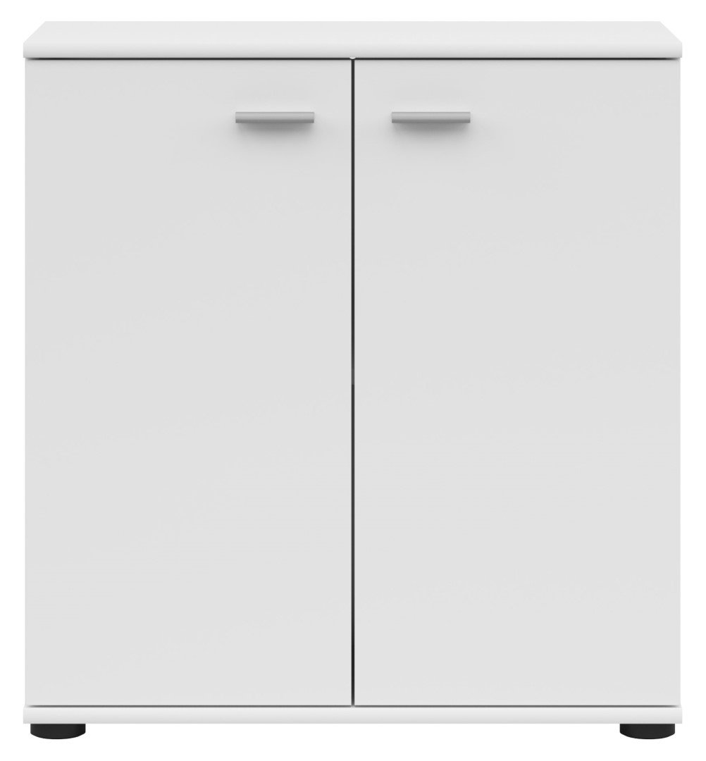 NOEDA two-door chest of drawers, 71 cm, white