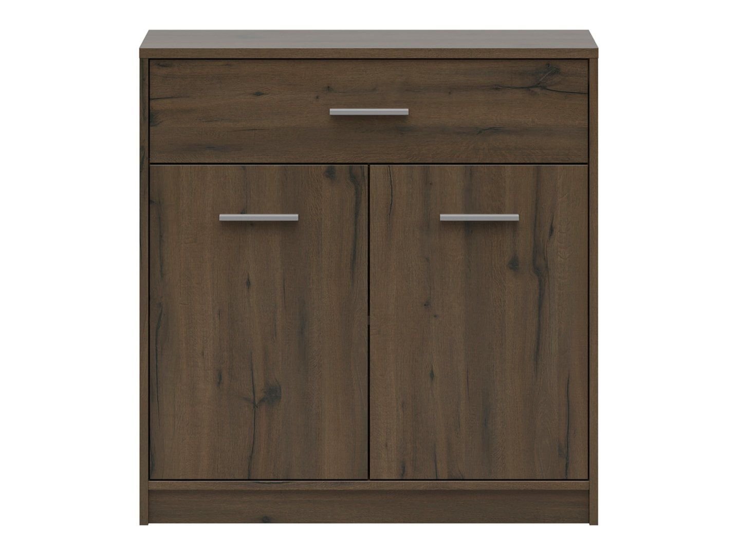 Two-door chest of drawers with drawer NEPO PLUS 80 cm, noble oak - Image 4