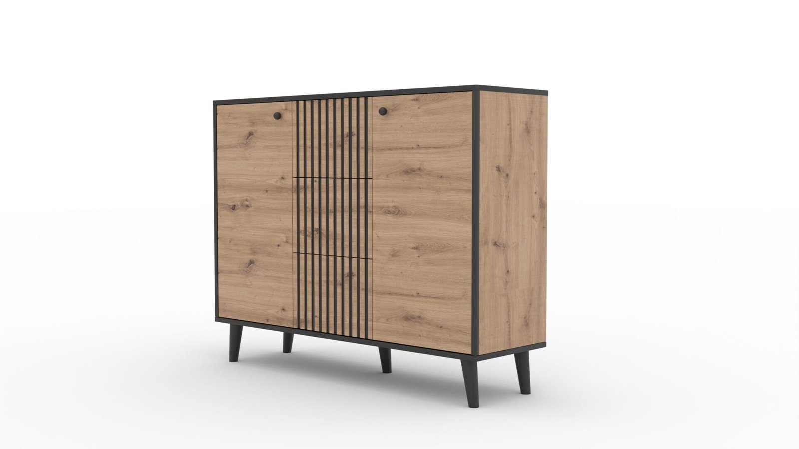FADI Artisan chest of drawers/black ADRK