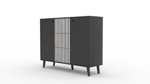 FADI chest of drawers, black, ADRK