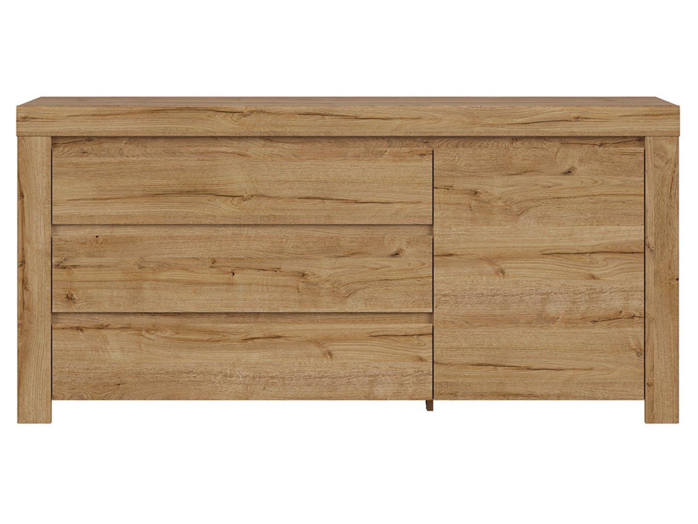 HOLTEN chest of drawers with one door and three drawers, 156 cm, Waterford oak - Image 2