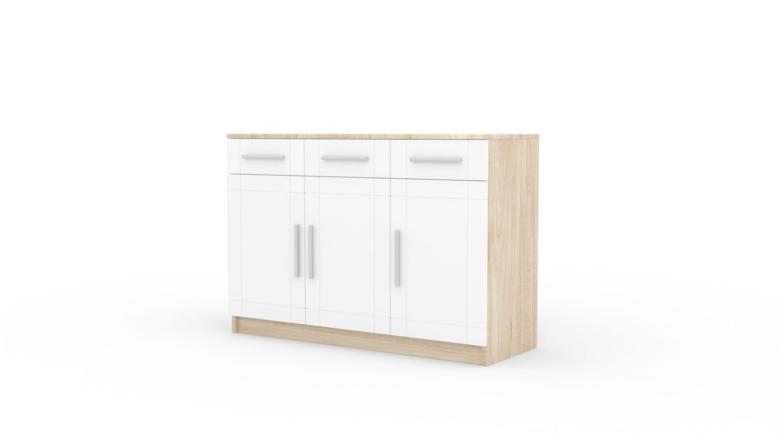 PARVIN Sonoma/White ADRK dresser