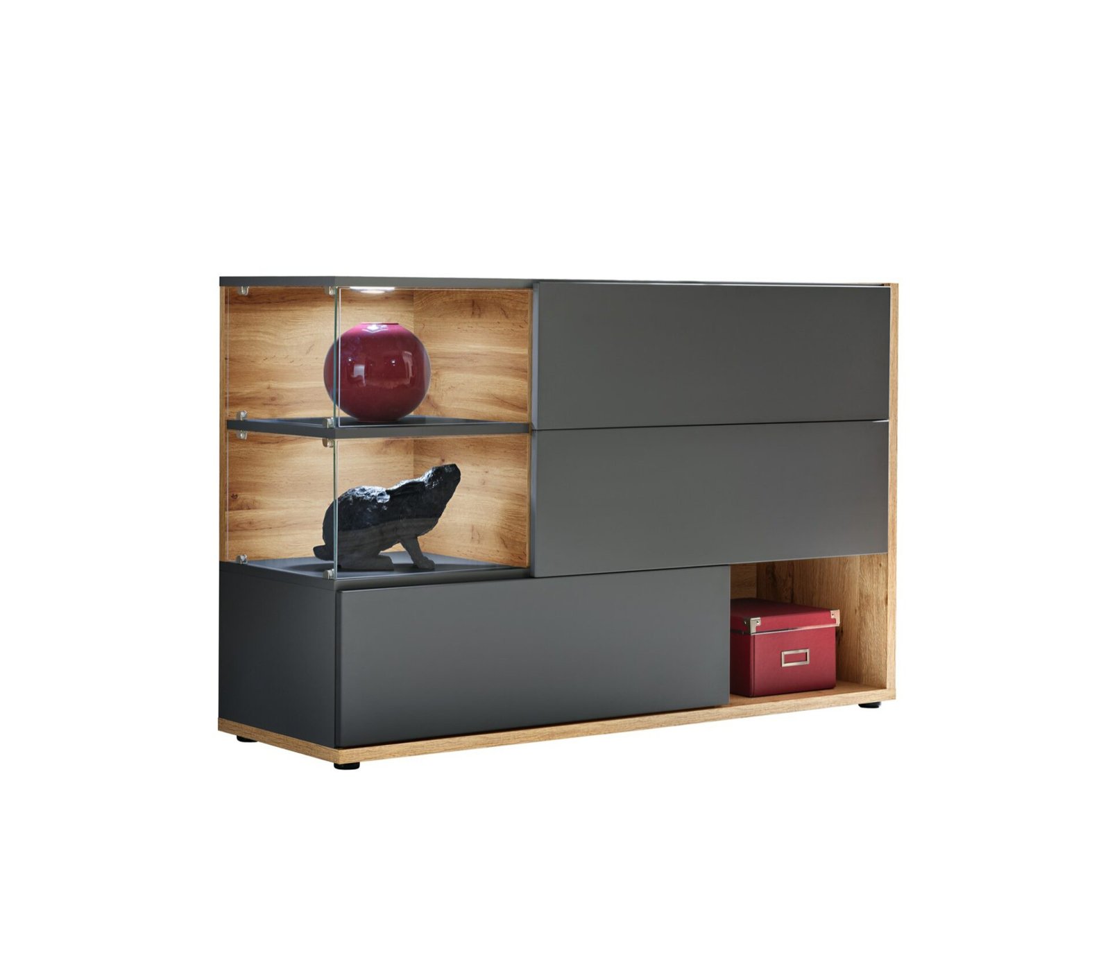 SILK anthracite chest of drawers ASM - Image 2