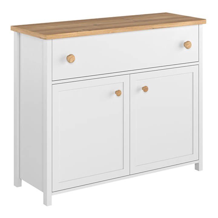 STORY SO-05 chest of drawers white / oak "Nash"