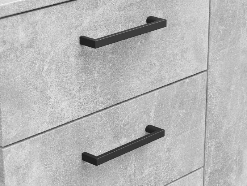 Three-door chest of drawers with 2 drawers MultiDo 120 cm bright atelier - Image 3