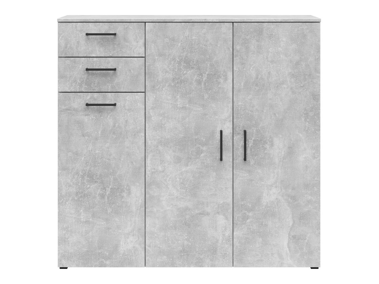Three-door chest of drawers with 2 drawers MultiDo 120 cm bright atelier