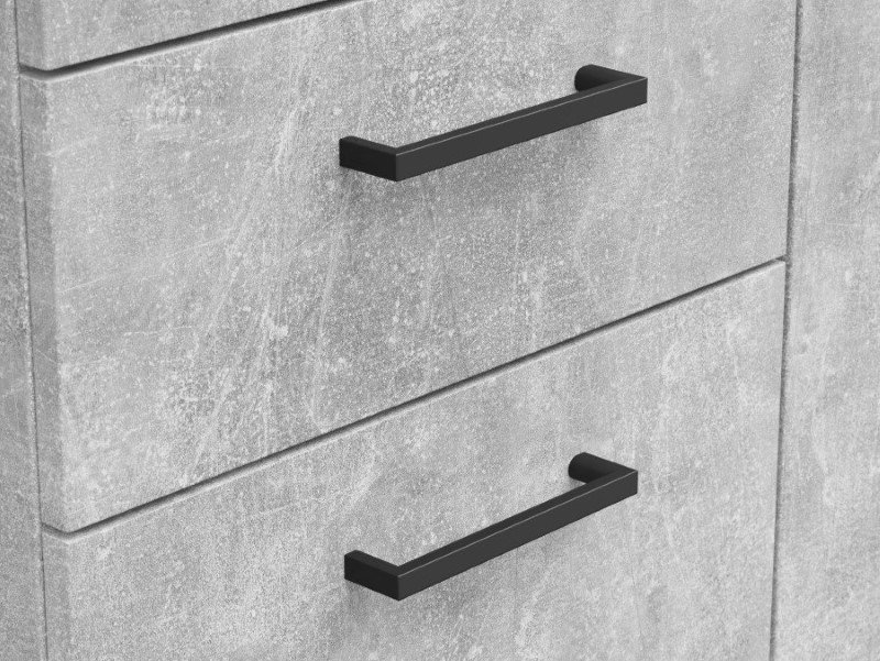 Three-door chest of drawers with 2 drawers MultiDo 120 cm bright atelier - Image 3