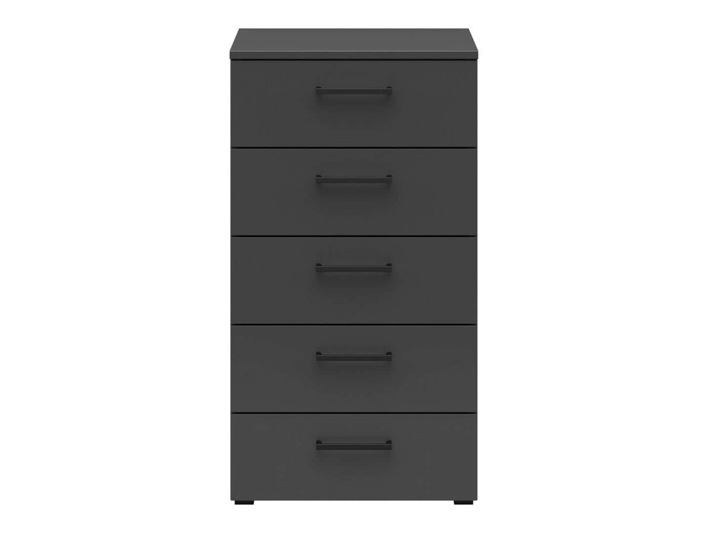 Chest of drawers with 5 drawers MultiDo 45 cm graphite color - Image 7