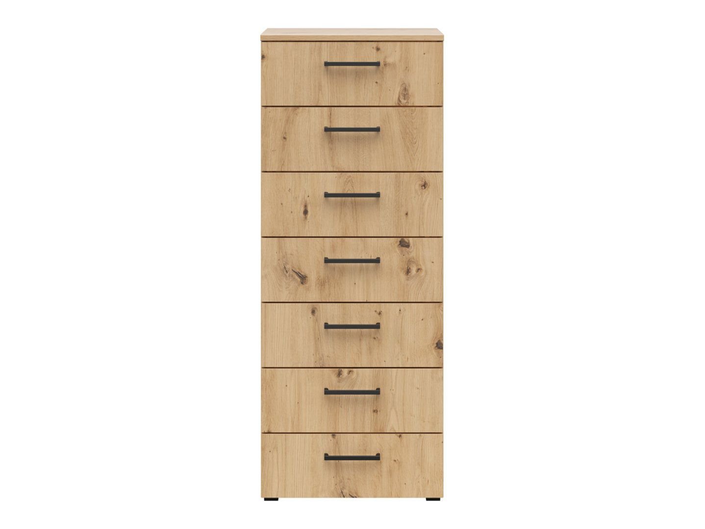 Chest of drawers with 7 drawers MultiDo 45 cm, oak color - Image 7