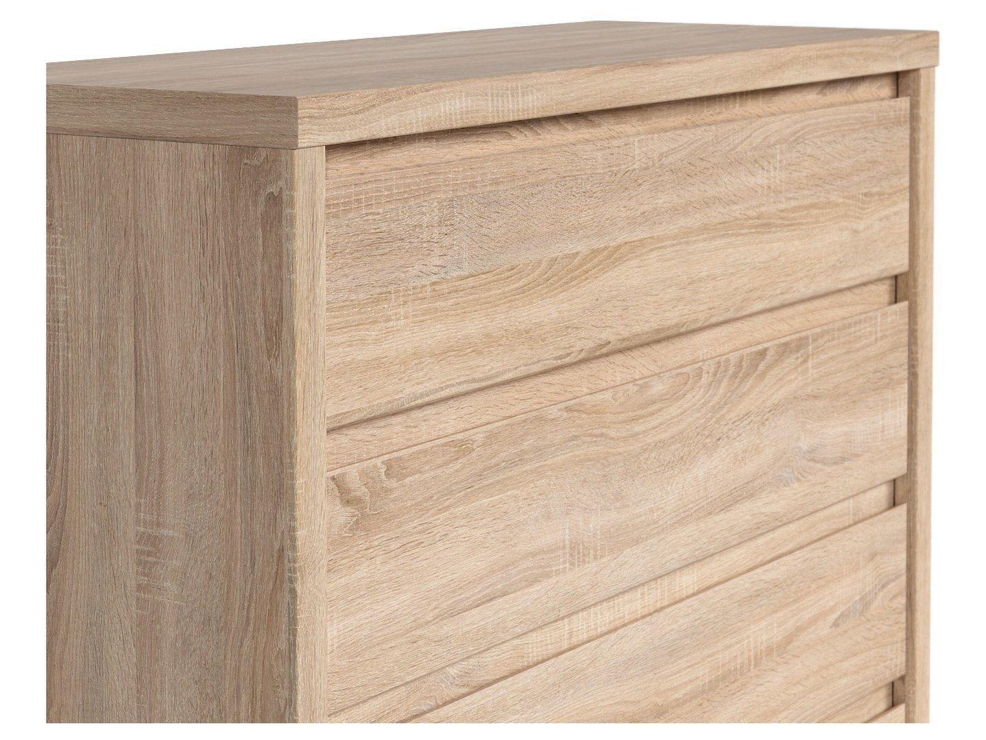 Chest of drawers with four drawers KASPIAN 105 cm Sonoma oak/Sonoma oak - Image 2