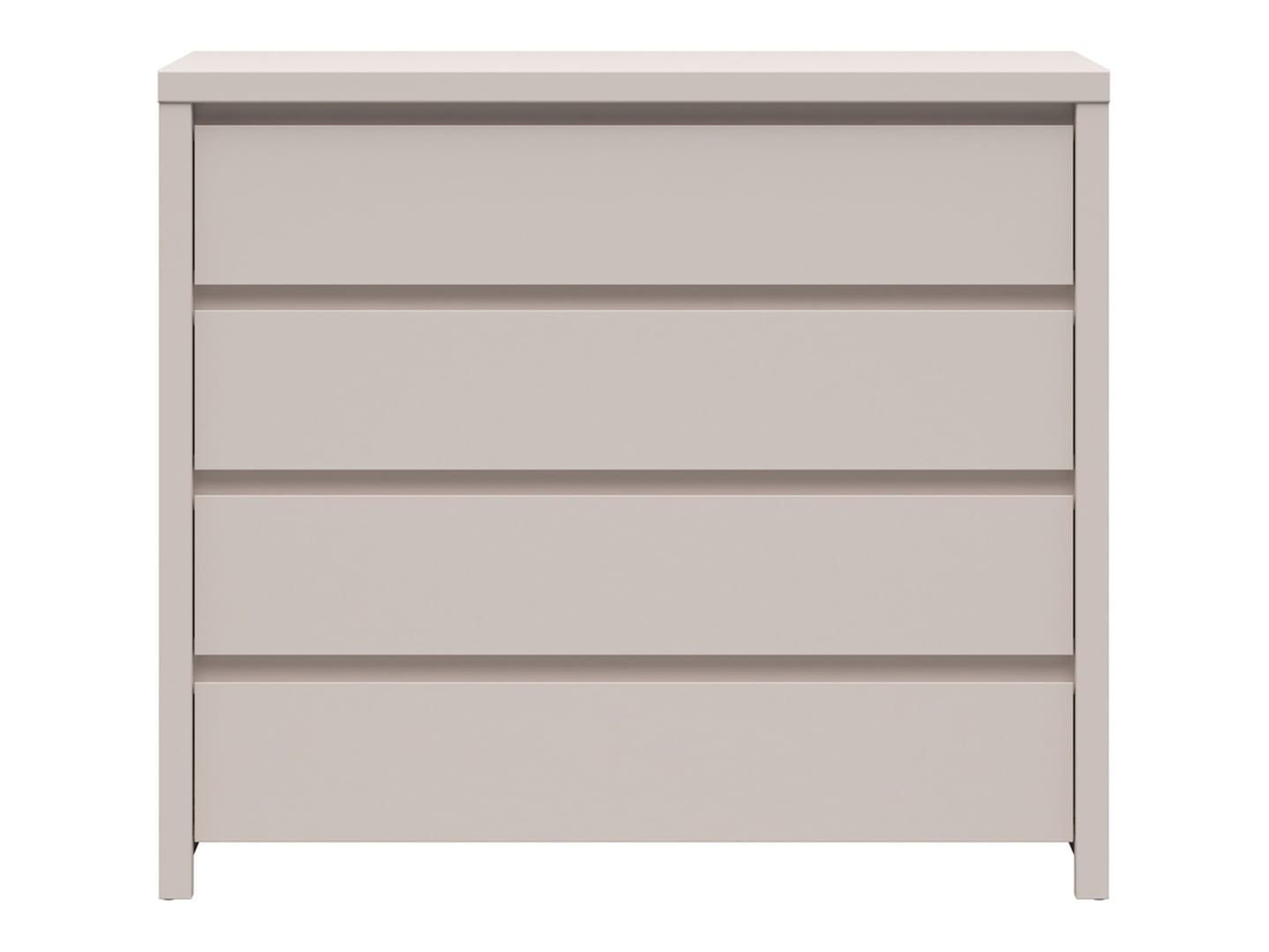 Chest of drawers with four drawers KASPIAN 105 cm cashmere color - Image 4