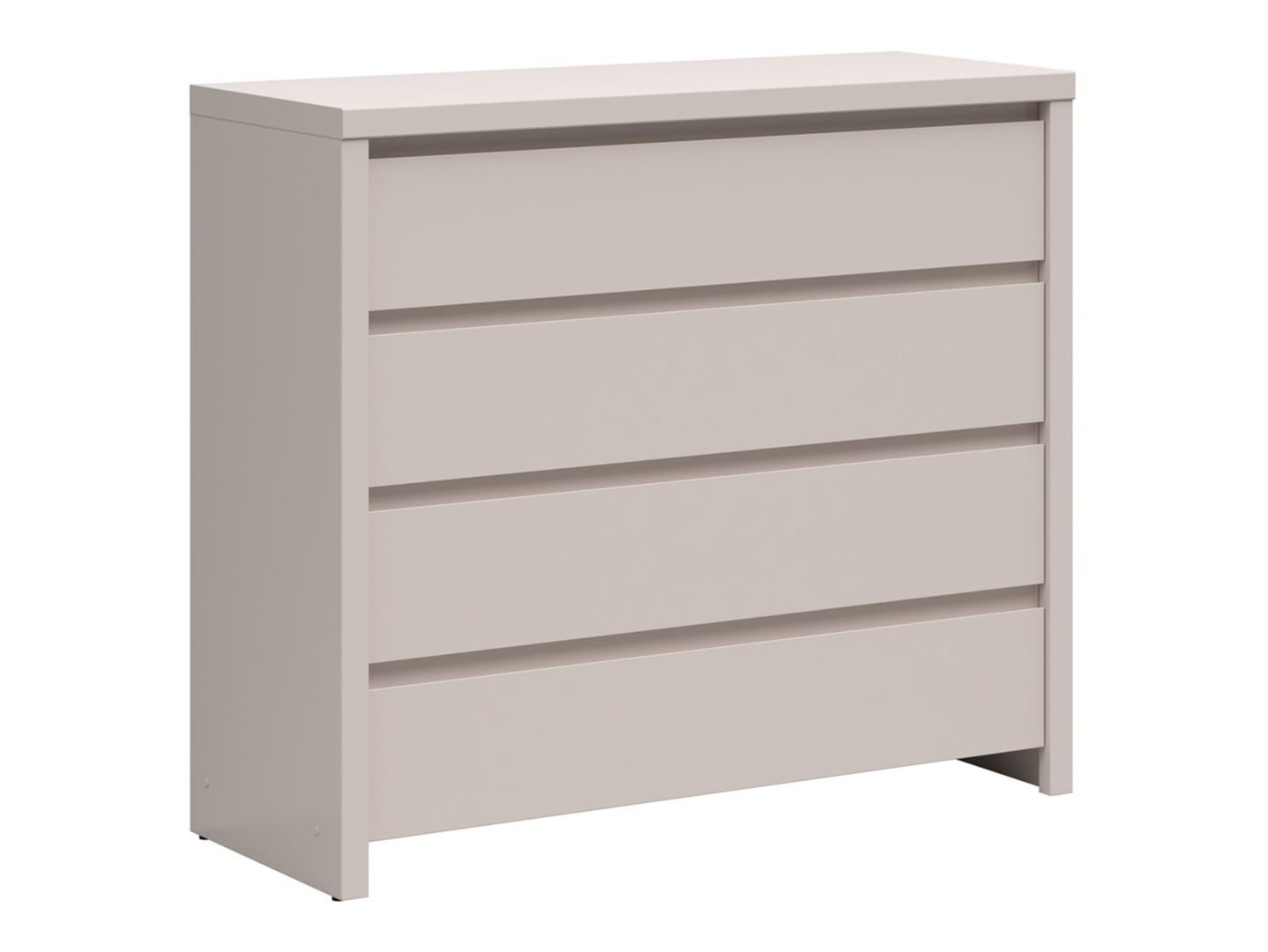 Chest of drawers with four drawers KASPIAN 105 cm cashmere color - Image 5