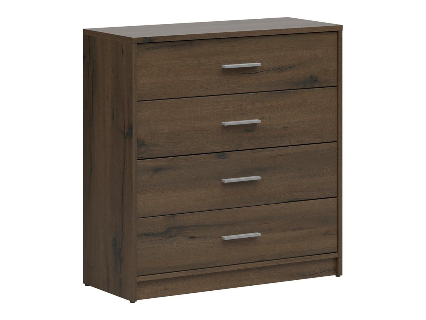 Chest of drawers with four drawers NEPO PLUS 80 cm, noble oak