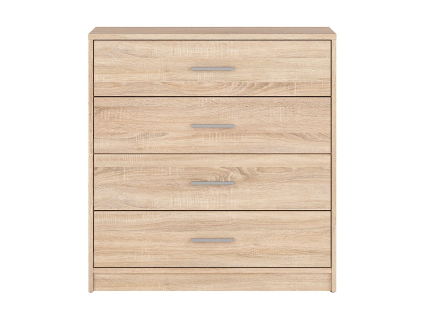 Chest of drawers with four drawers NEPO PLUS 80 cm, Sonoma oak - Image 2