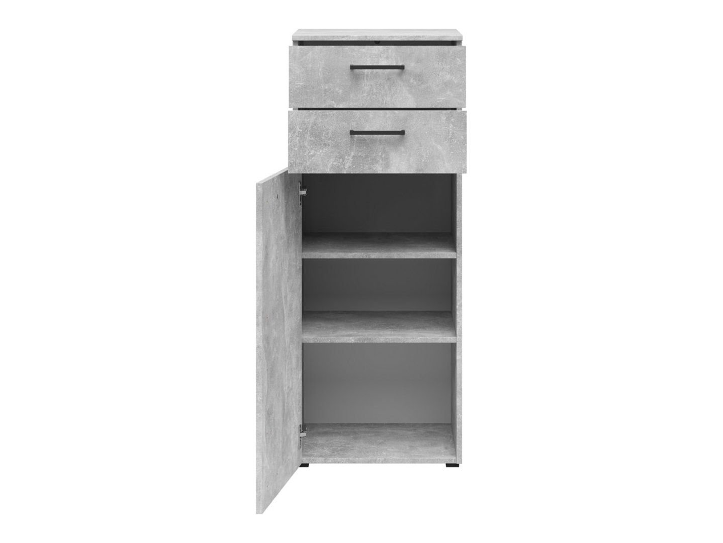 Chest of drawers with doors and 2 drawers MultiDo 45 cm light atelier - Image 7