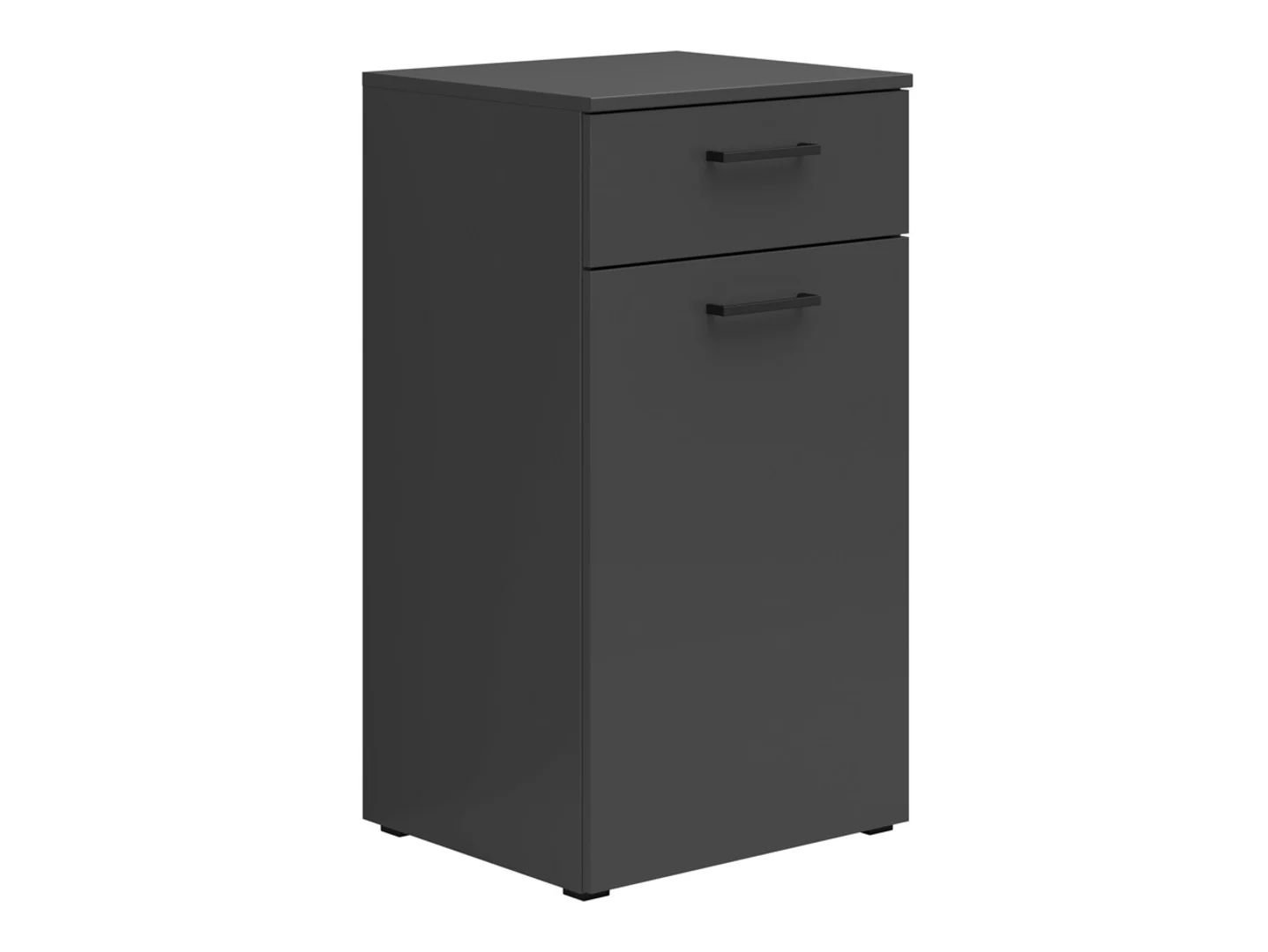 MultiDo chest of drawers with doors and drawers, 45 cm, graphite color - Image 5