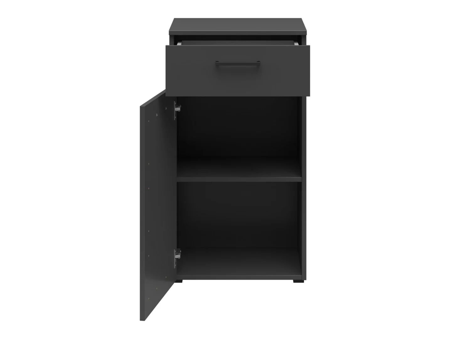 MultiDo chest of drawers with doors and drawers, 45 cm, graphite color - Image 6