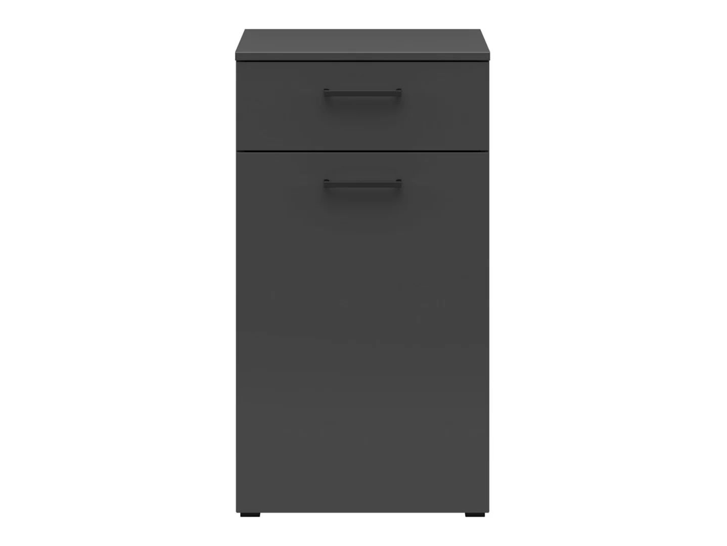 MultiDo chest of drawers with doors and drawers, 45 cm, graphite color - Image 7