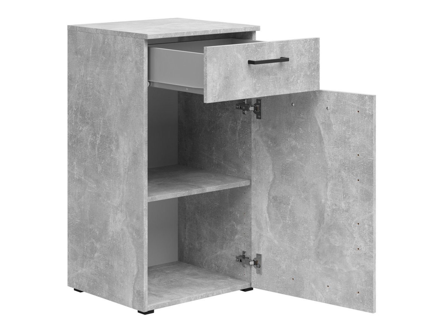 Chest of drawers with doors and a drawer "MultiDo", 45 cm, light atelier - Image 2