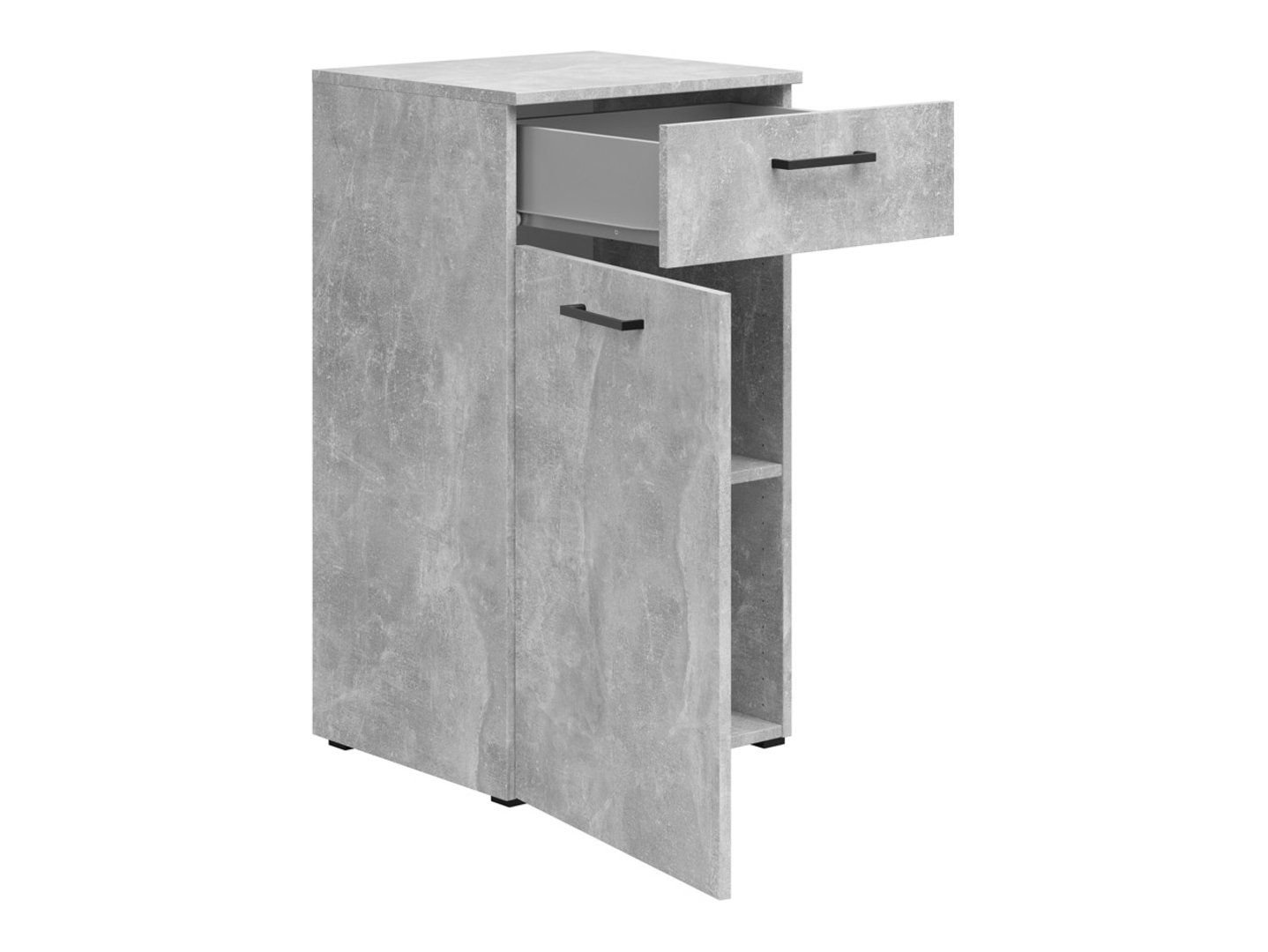 Chest of drawers with doors and a drawer "MultiDo", 45 cm, light atelier - Image 4