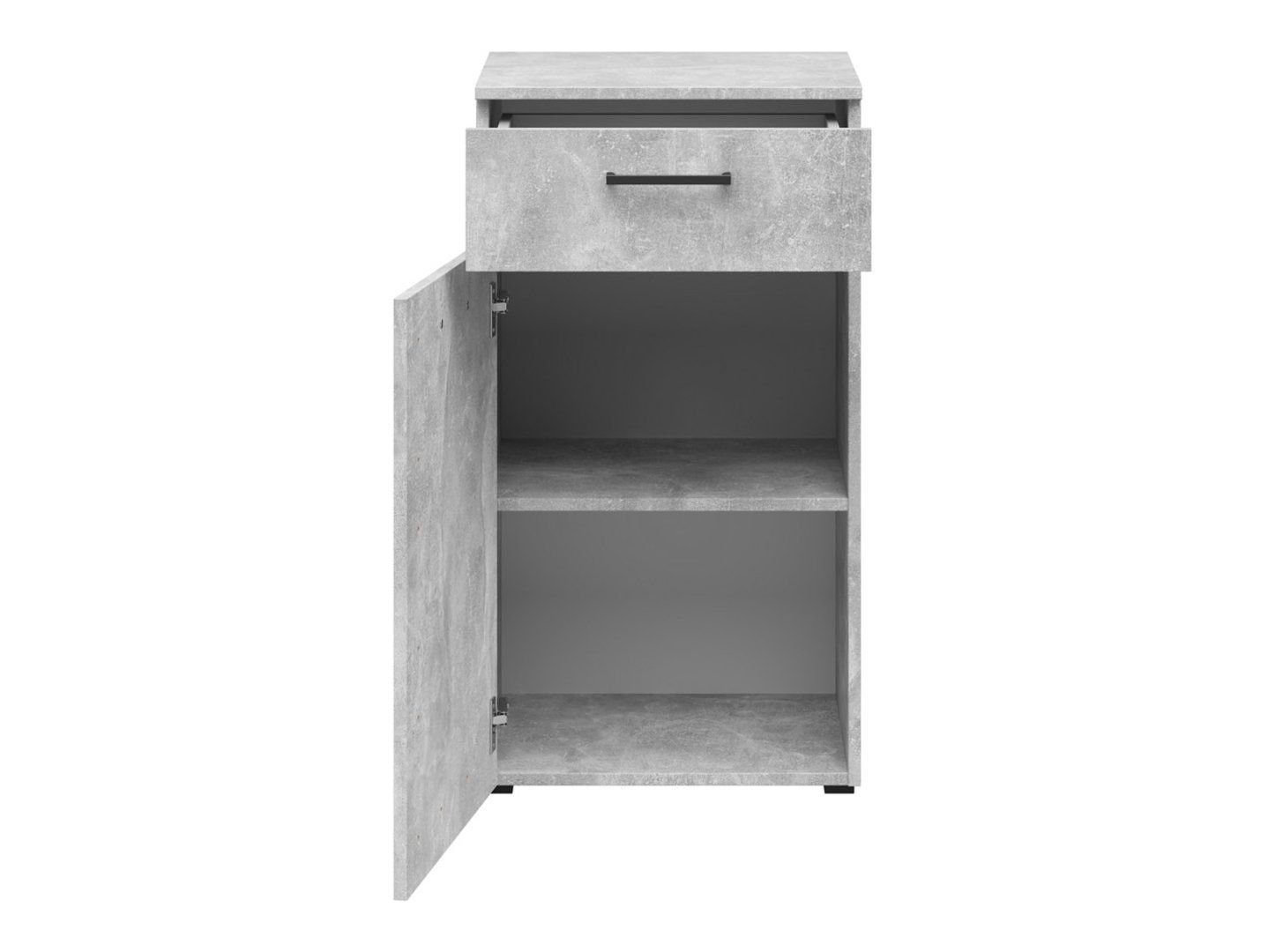 Chest of drawers with doors and a drawer "MultiDo", 45 cm, light atelier - Image 6