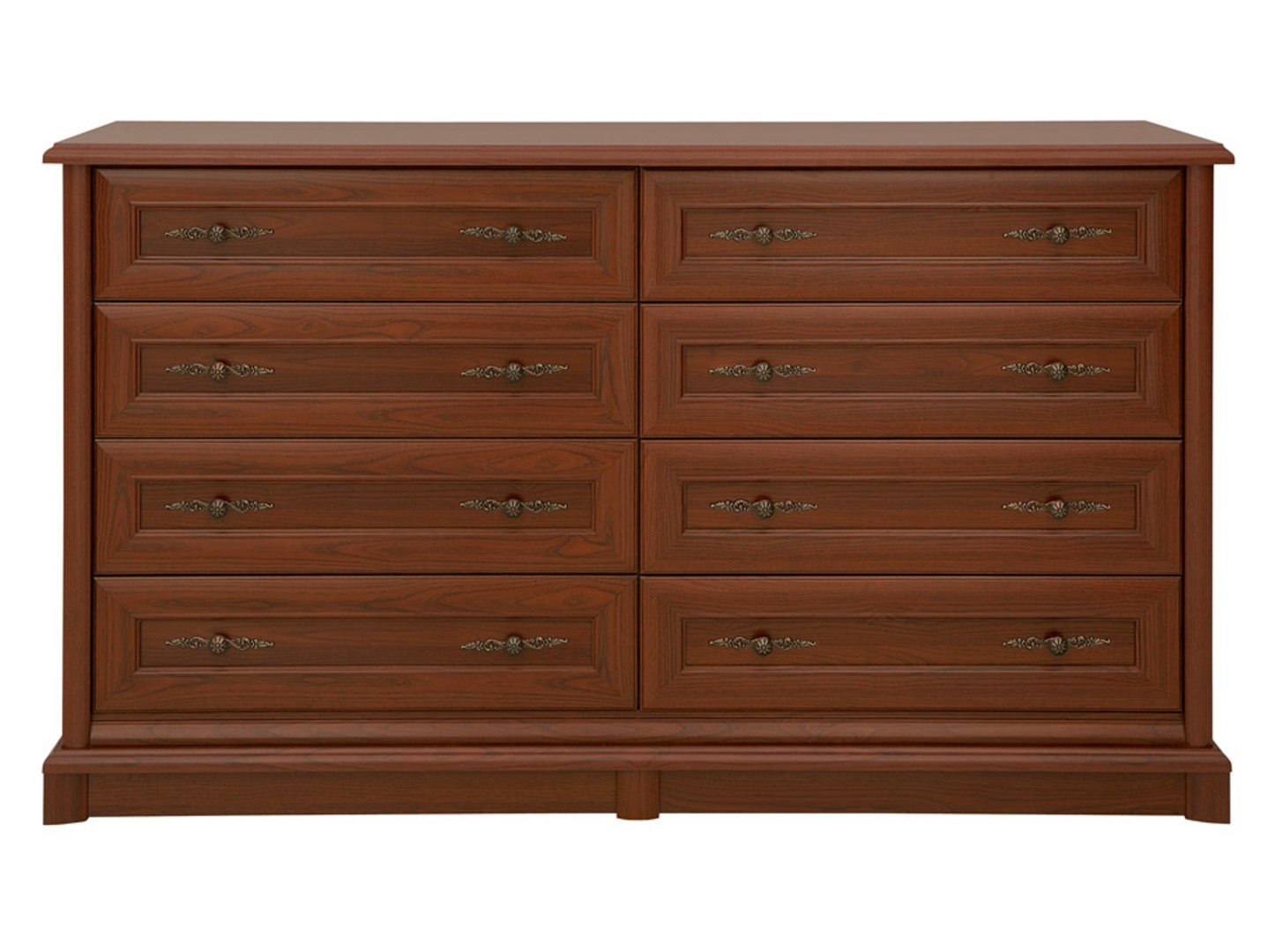 Chest of drawers KENT with eight drawers, 153 cm, chestnut - Image 2