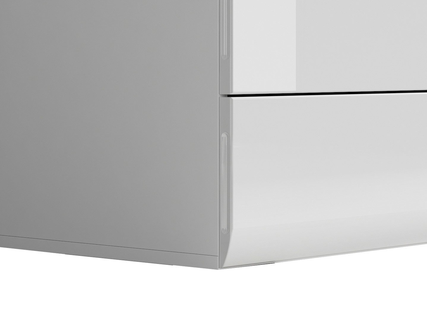 Chest of drawers with five drawers AZTECA TRIO 60 cm white/white glossy - Image 4