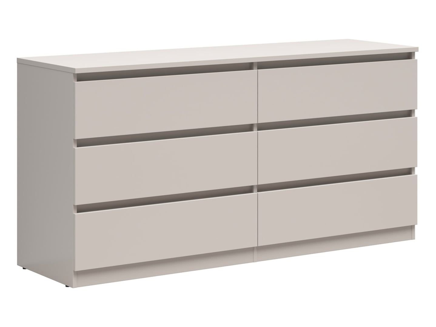 Chest of drawers with six drawers TETRIX 150 cm cashmere color - Image 5