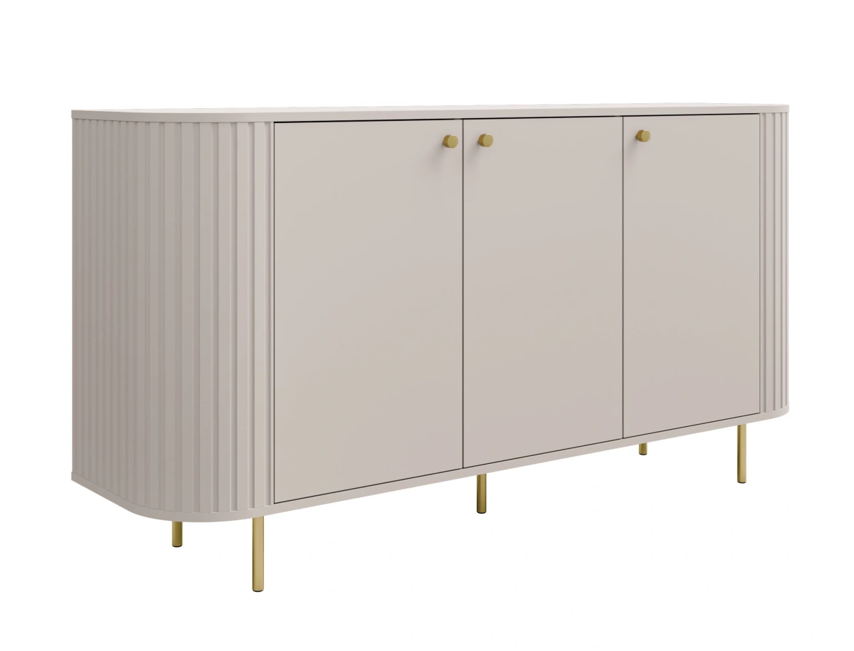 3F chest of drawers with cabinets 830 Oval beige