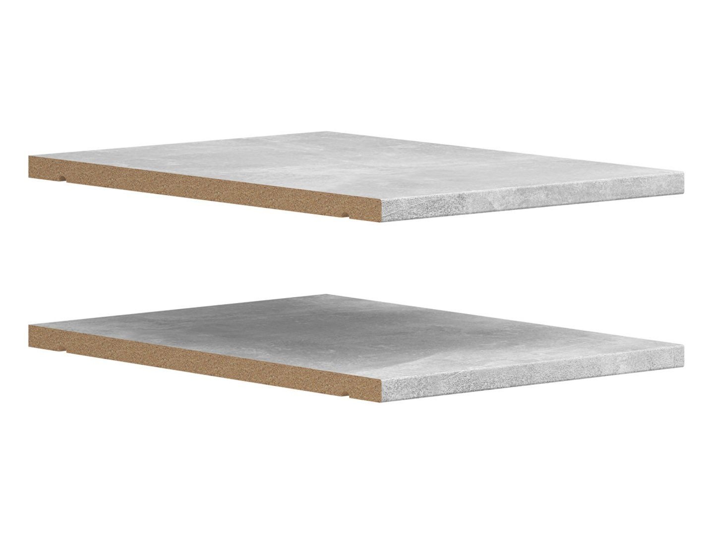 Set of 2 shelves for MultDo shelves, 27 cm, light atelier