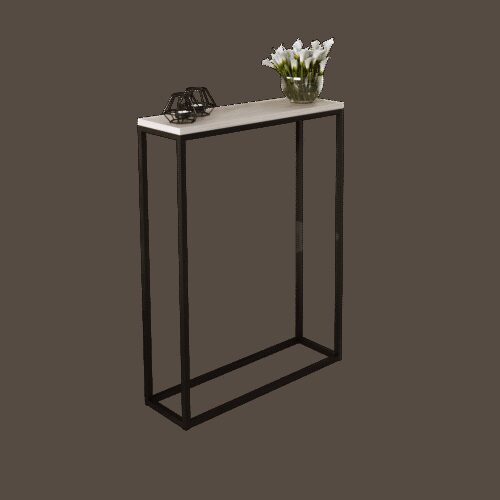 LUCAS console black/Sonoma ADRK