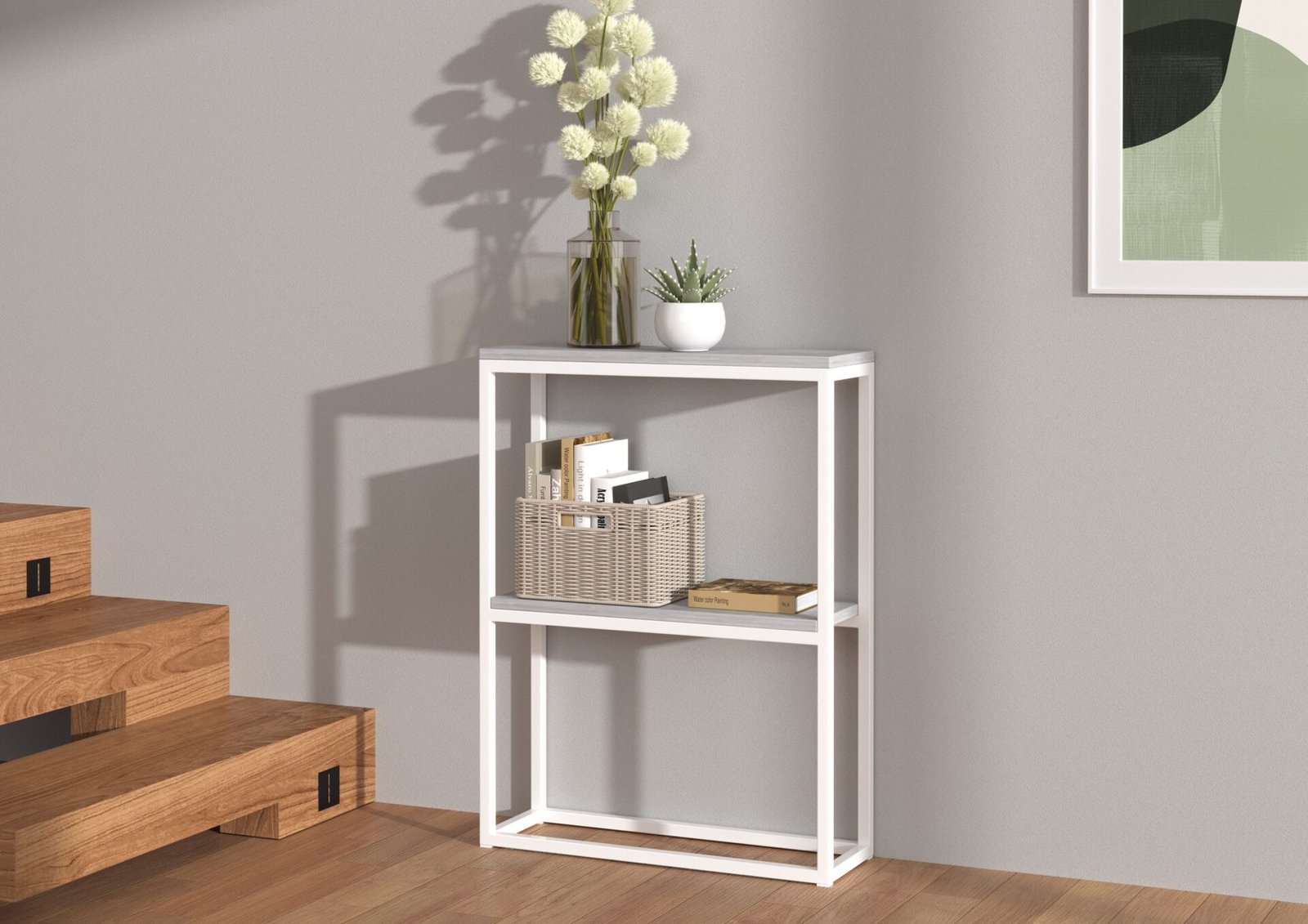 MASON console, white/concrete, ADRK - Image 2