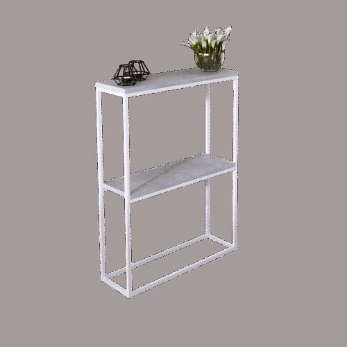 MASON console, white/concrete, ADRK