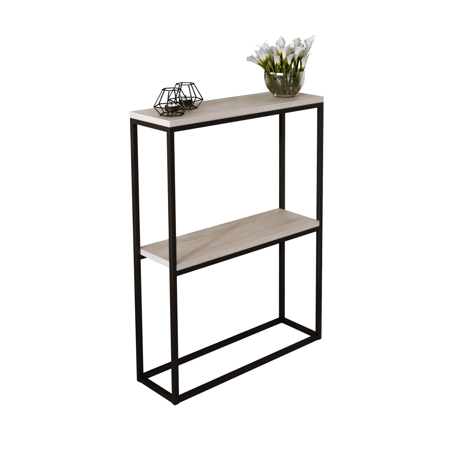 MASON console, black/Sonoma ADRK