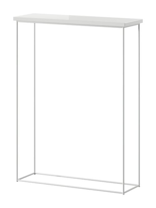 Sili console cabinet, white/glossy white, ADRK