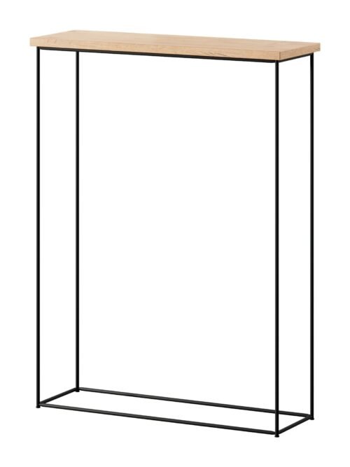 Sili console table, black/oak, Lancelot, ADRK
