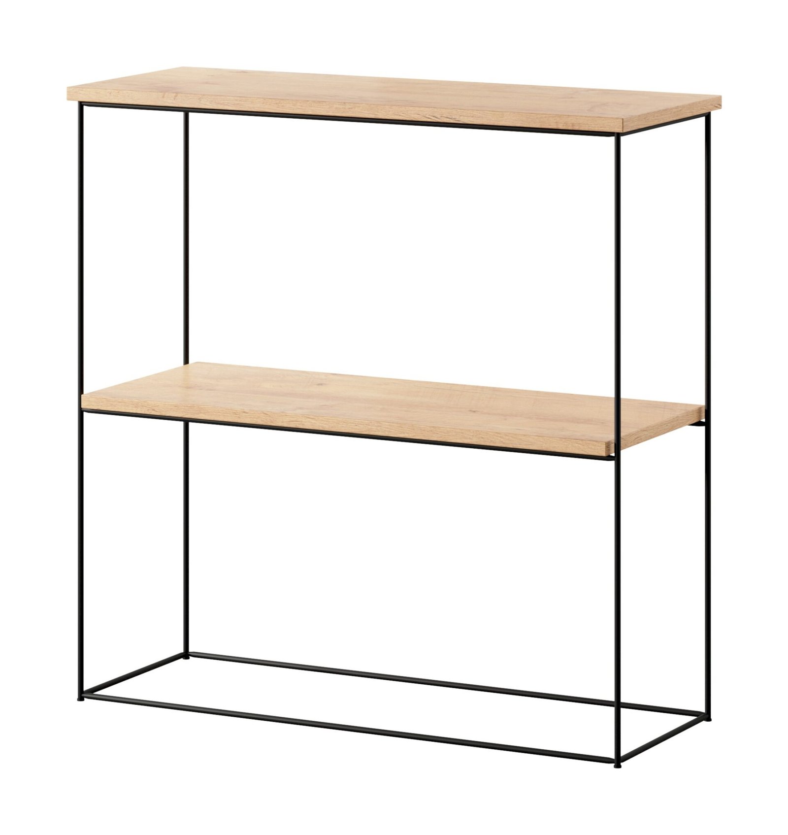 Toni console table, black/oak, Lancelot, ADRK