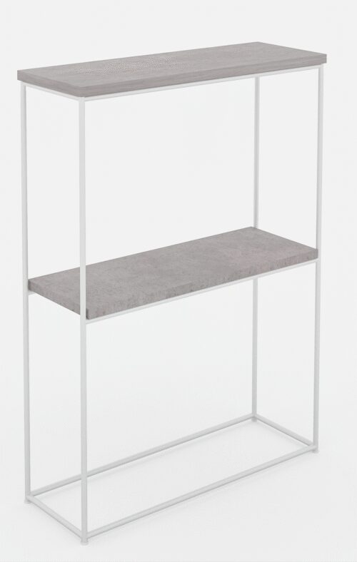 Bicycle console, white/concrete, ADRK