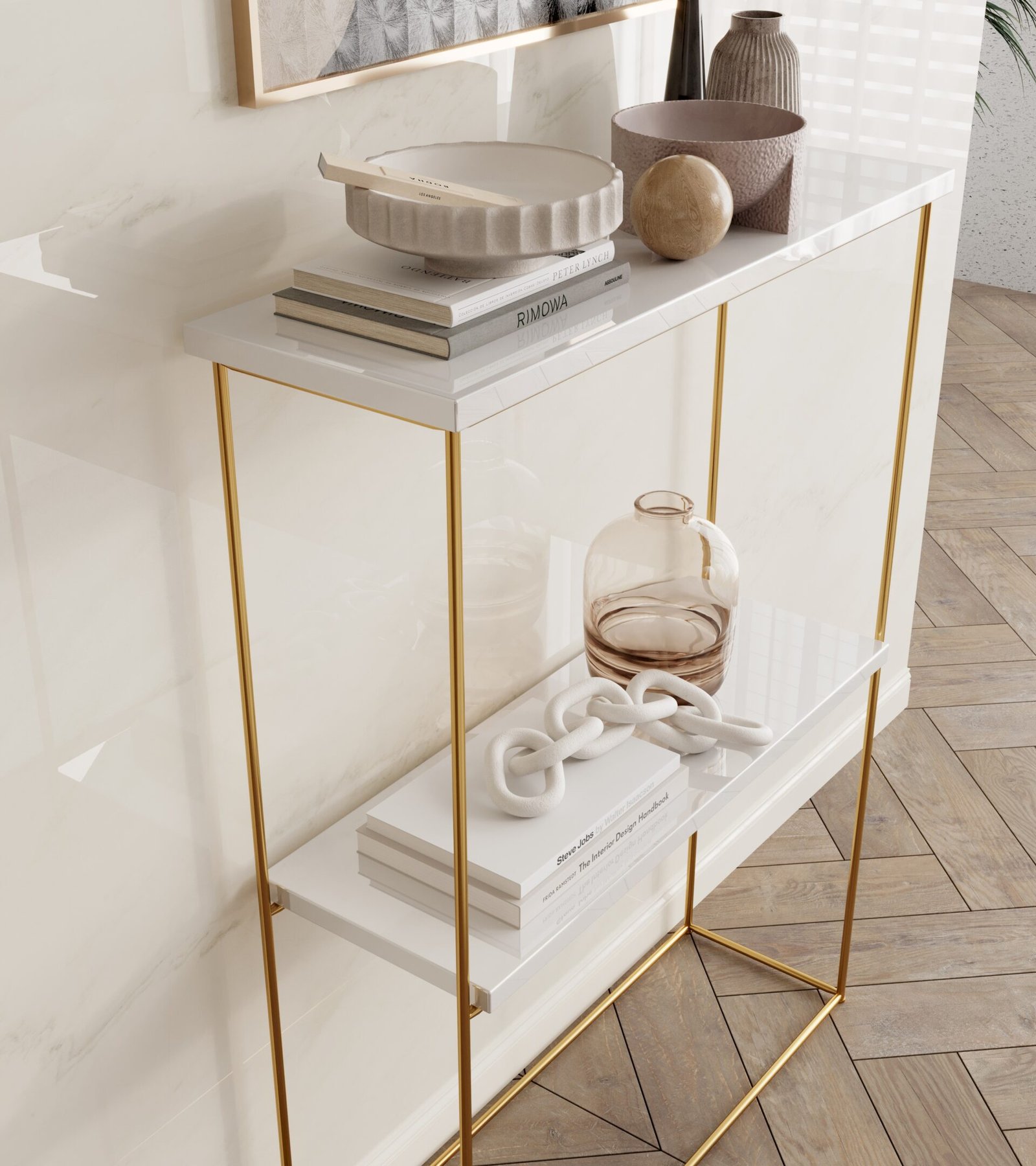 Bicycle console gold/glossy white, ADRK - Image 3