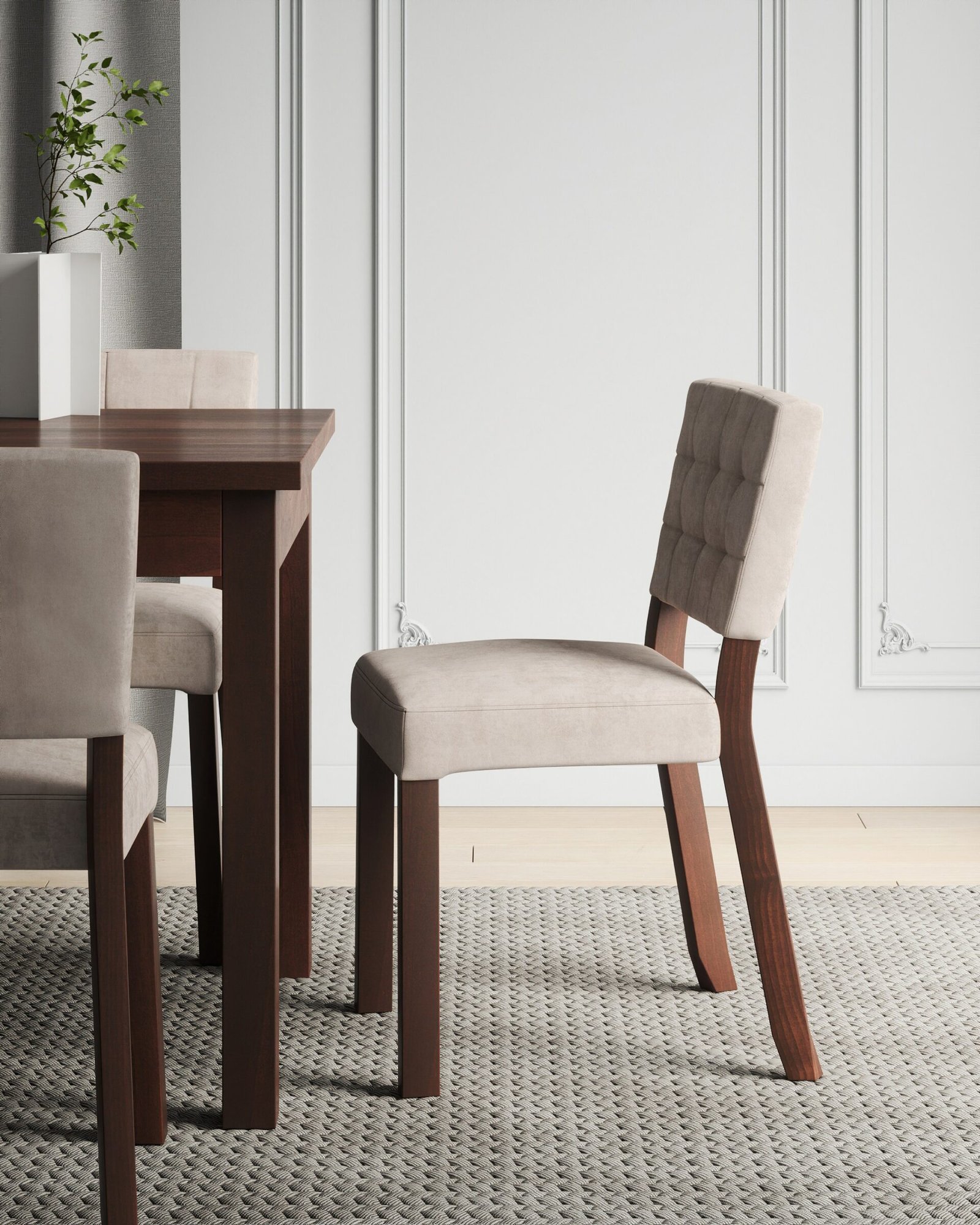 RODOS 80 Chair Dark Walnut ADRK - Image 2