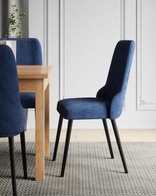RODOS 83 Upholstered chair Black ADRK