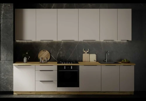 Kitchen set 330 cm Solea cashmere, kitchen 330 cm